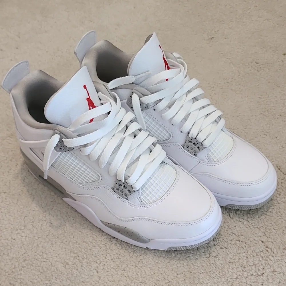 White and Gray Men's Sneakers - Picture 1 of 3